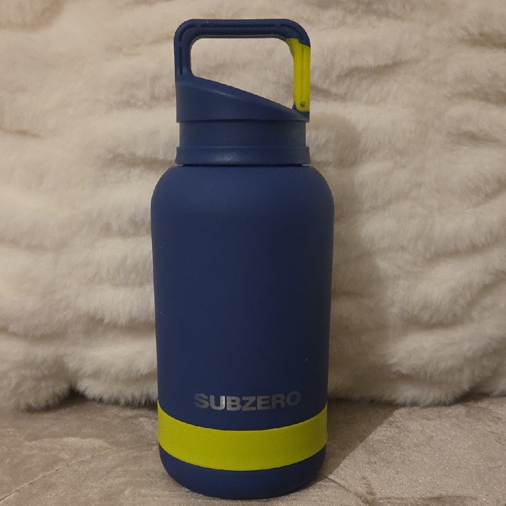 Subzero Blue and Yellow Water Bottle